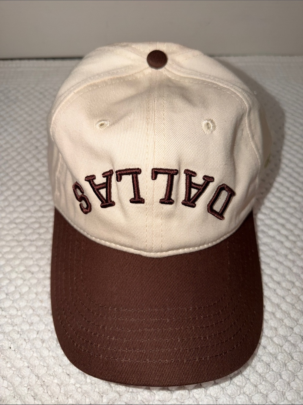 True Brvnd Dallas Dad Hat - Brown Offwhite